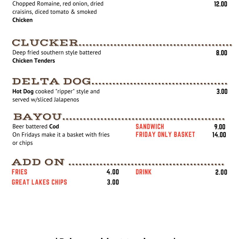 Blues Ques Menu image 3